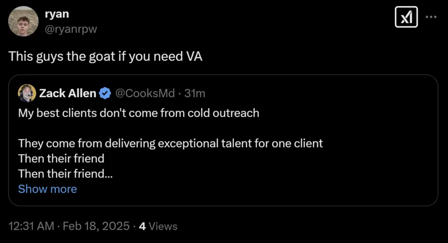 Client screenshot